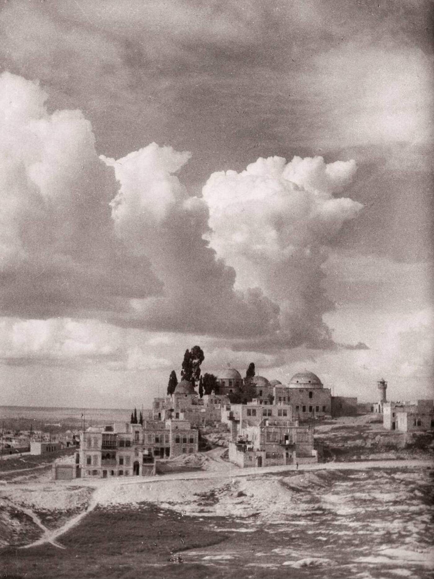 #54 A view of the city of Aleppo, Syria, 1943.