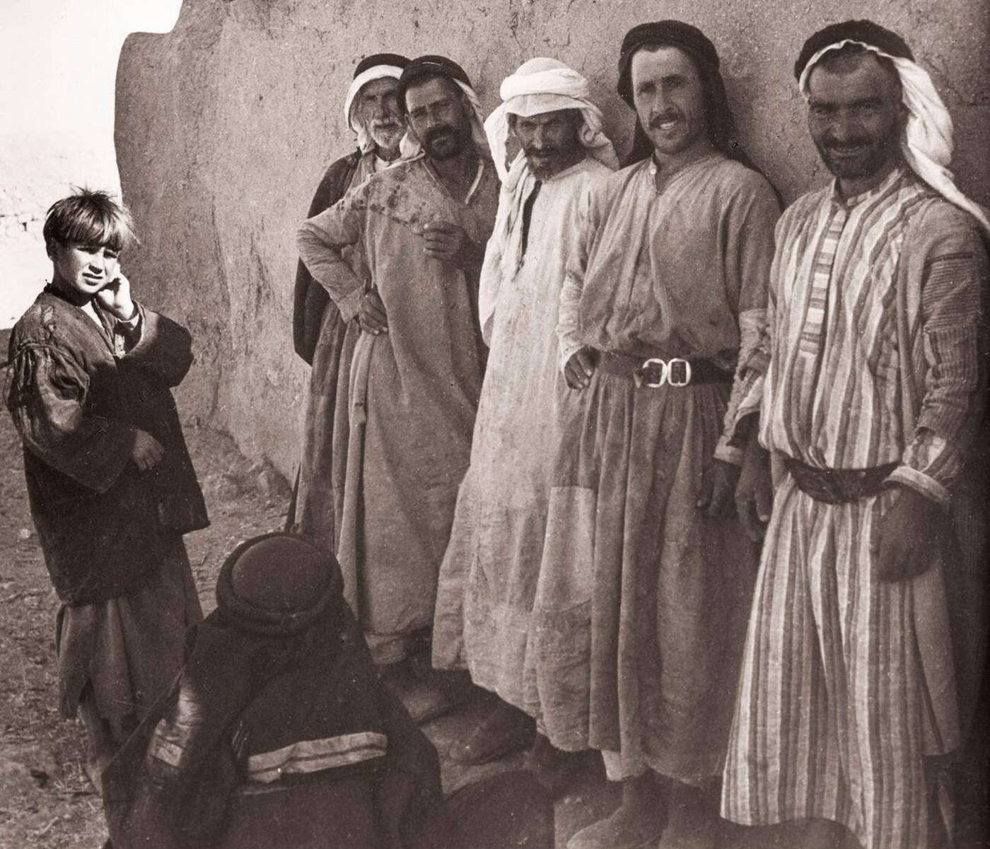 #65 Village with traditional mud beehive houses in Kafer or Kafr Halab, Syria, 1943.