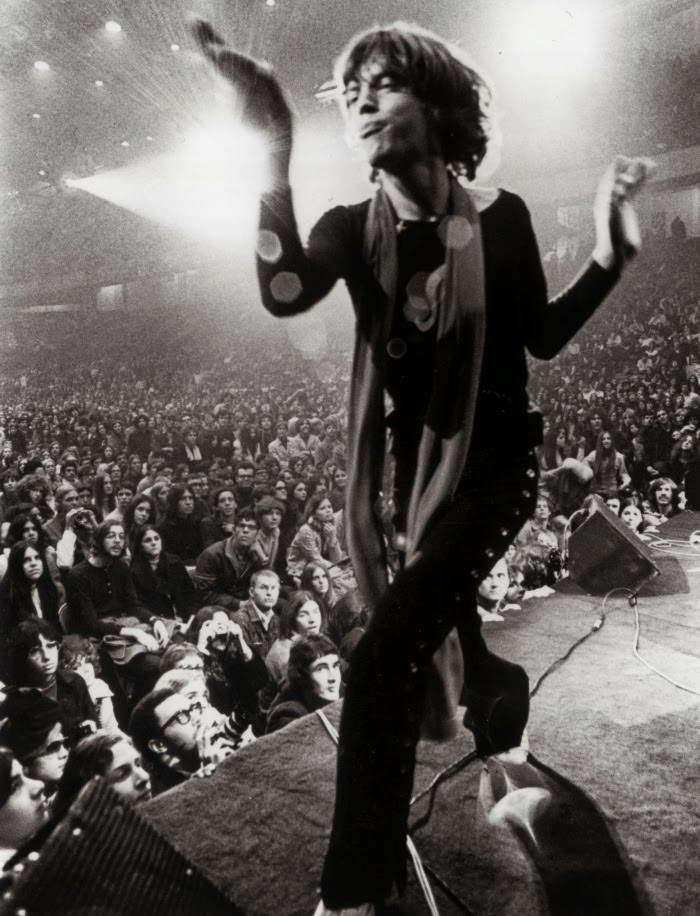 #9 Mick Jagger of the Rolling Stones at Madison Square Garden.