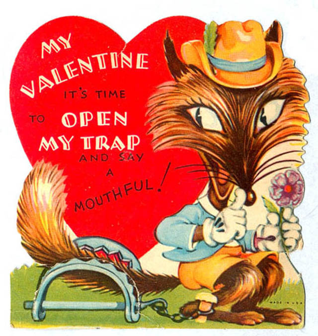 A Look at Unsettling Valentine’s Day Cards from the Mid-20th Century Weird
