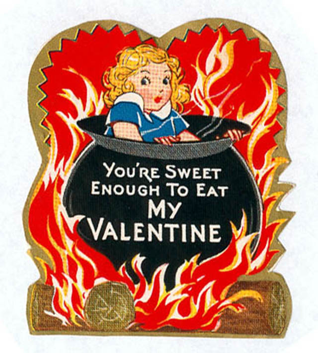 A Look at Unsettling Valentine’s Day Cards from the Mid-20th Century Weird