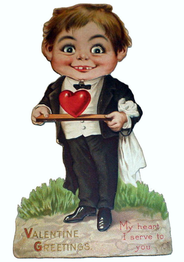 A Look at Unsettling Valentine’s Day Cards from the Mid-20th Century Weird