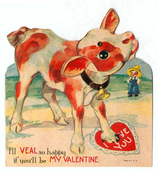 A Look at Unsettling Valentine’s Day Cards from the Mid-20th Century Weird