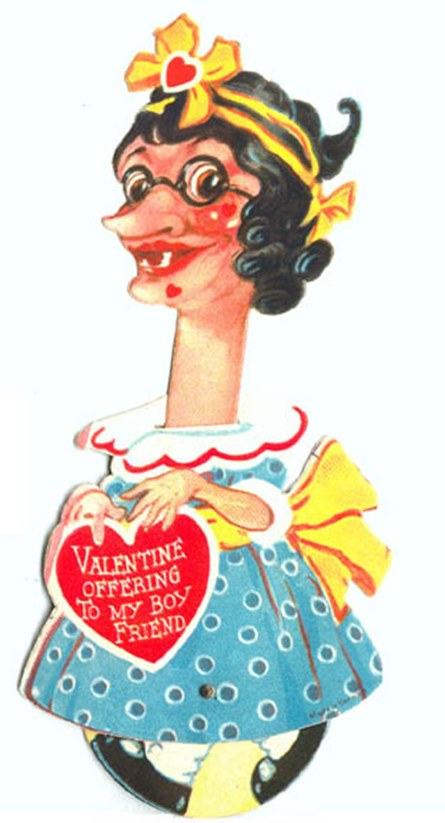 A Look at Unsettling Valentine’s Day Cards from the Mid-20th Century Weird
