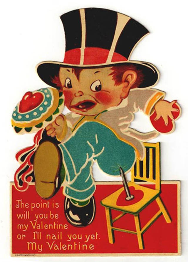 A Look at Unsettling Valentine’s Day Cards from the Mid-20th Century Weird
