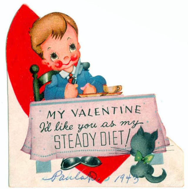 A Look at Unsettling Valentine’s Day Cards from the Mid-20th Century Weird