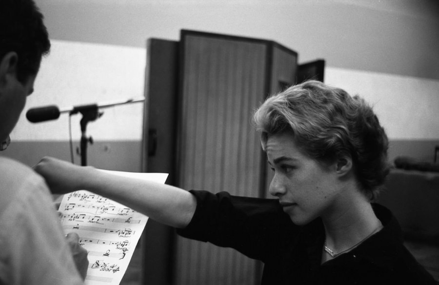 #10 17-Year-Old Carole King Working in Studio B of RCA, New York City, 1959 #10 Music