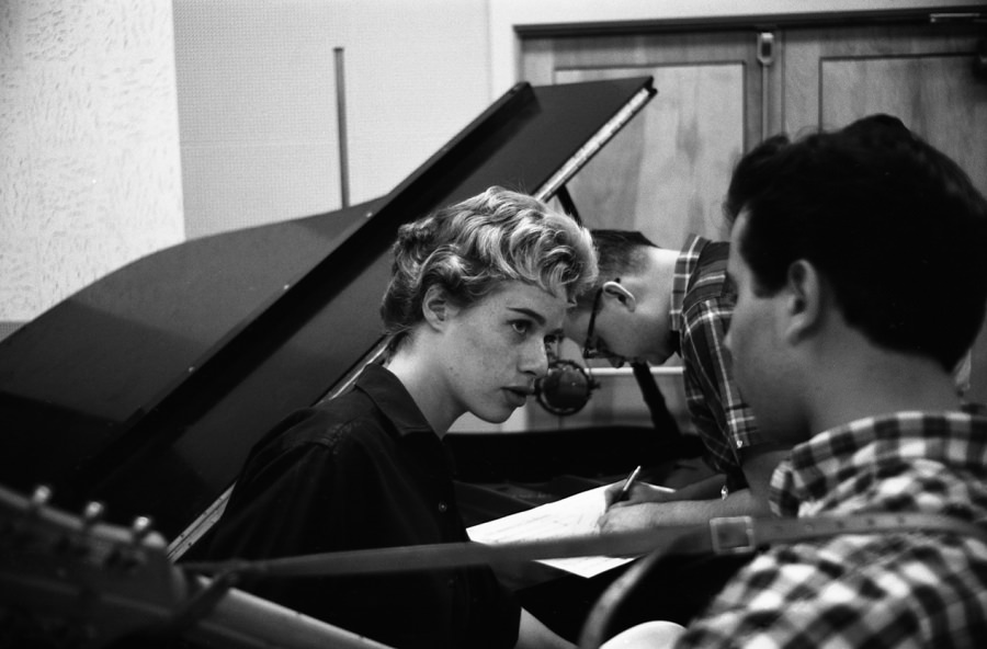 17-Year-Old Carole King Working in Studio B of RCA, New York City, 1959 Music