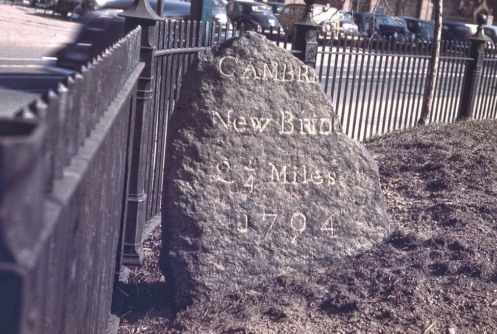 #11 Harvard Square Milestone, Cambridge