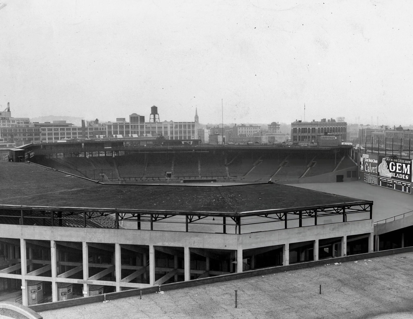 #32 Fenway Park in Boston, seen from the old Post Office building, 1946.