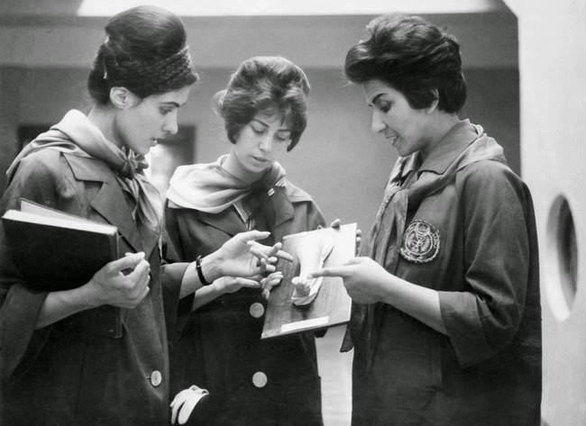 #31 Afghan women studying medicine, 1962.