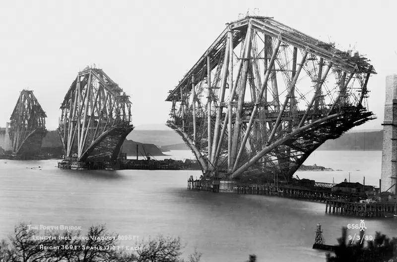 Rare Photos from the Building of the Forth Bridge Show the Sheer Scale of This Engineering Wonder P