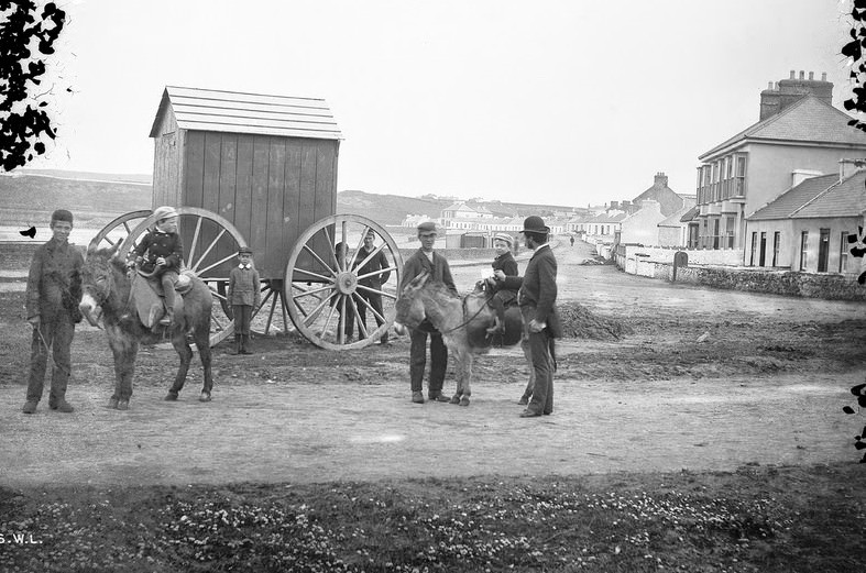 #19 At Kilkee, Co. Clare, 1880s