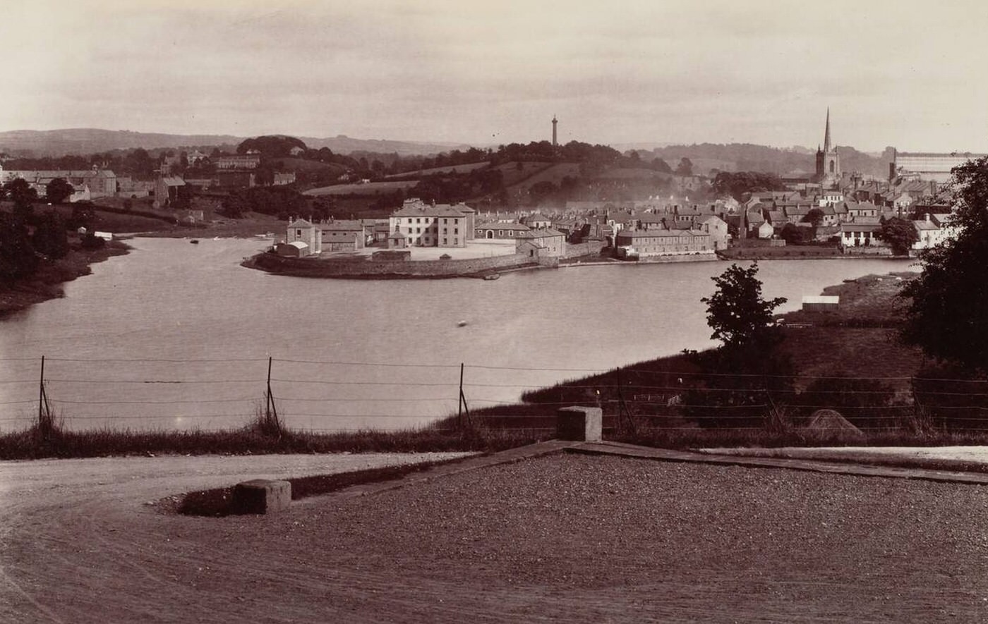 #28 Enniskillen from Portora, United Kingdom, 1880s.