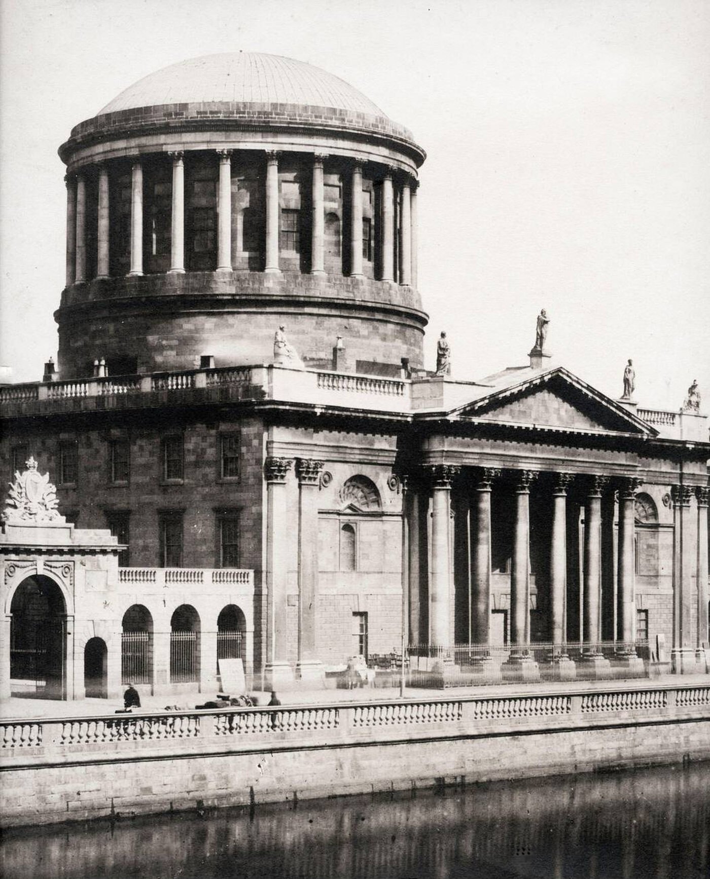 #37 Cupola of the Four Courts, Dublin, Ireland, 1800s.