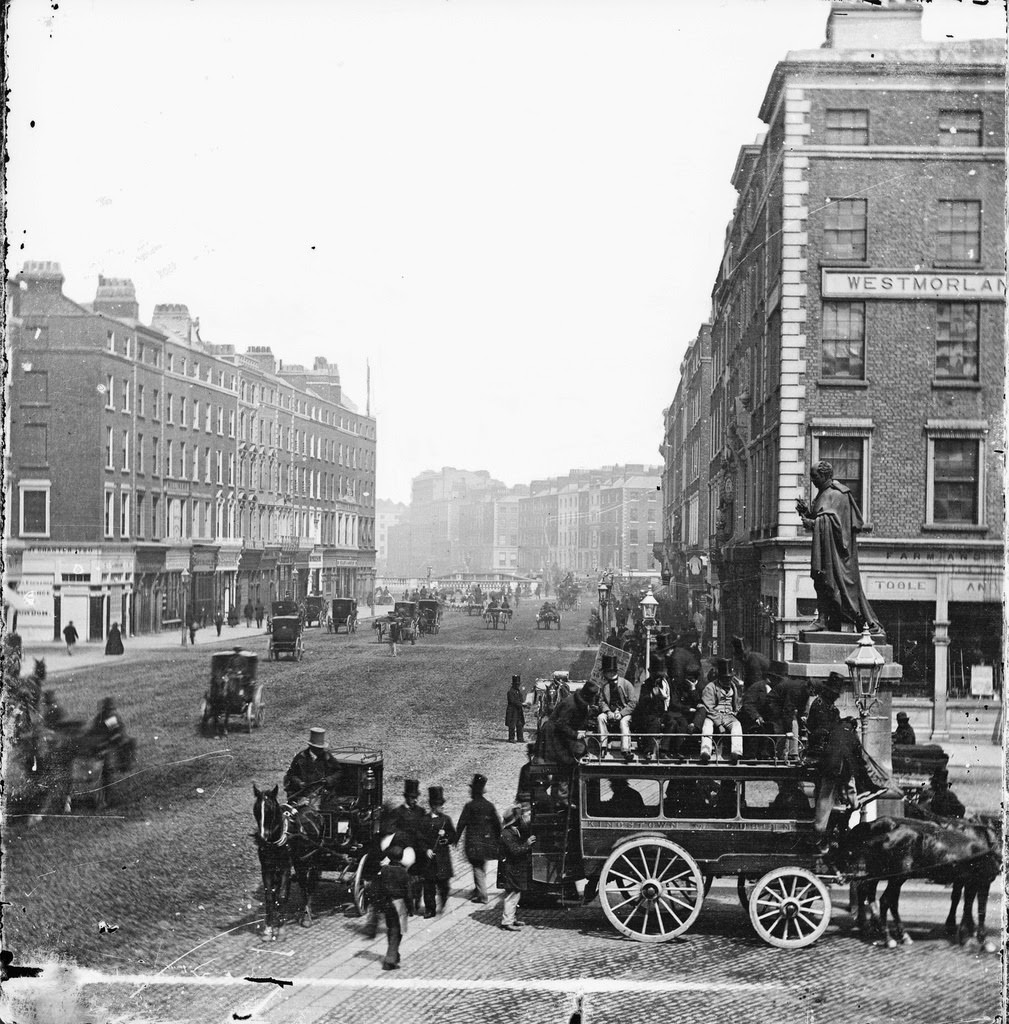 #4 Horse-drawn Omnibus, Westmoreland Street, Dublin, 1880s
