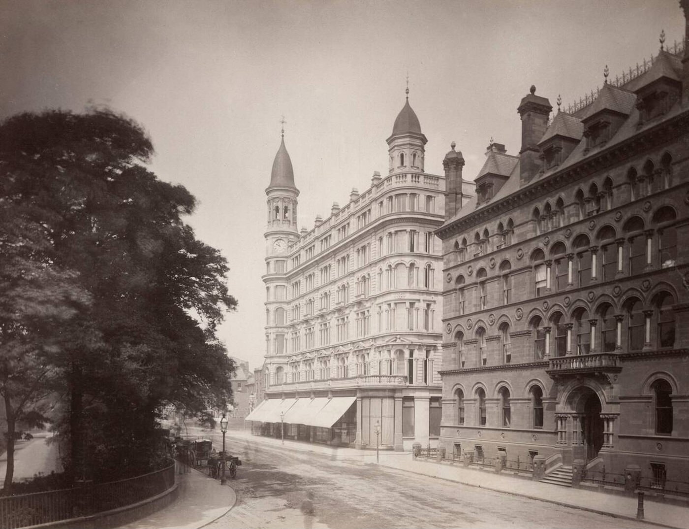 #41 Donegall Square, Belfast, Ireland (now Northern Ireland), 1890s.