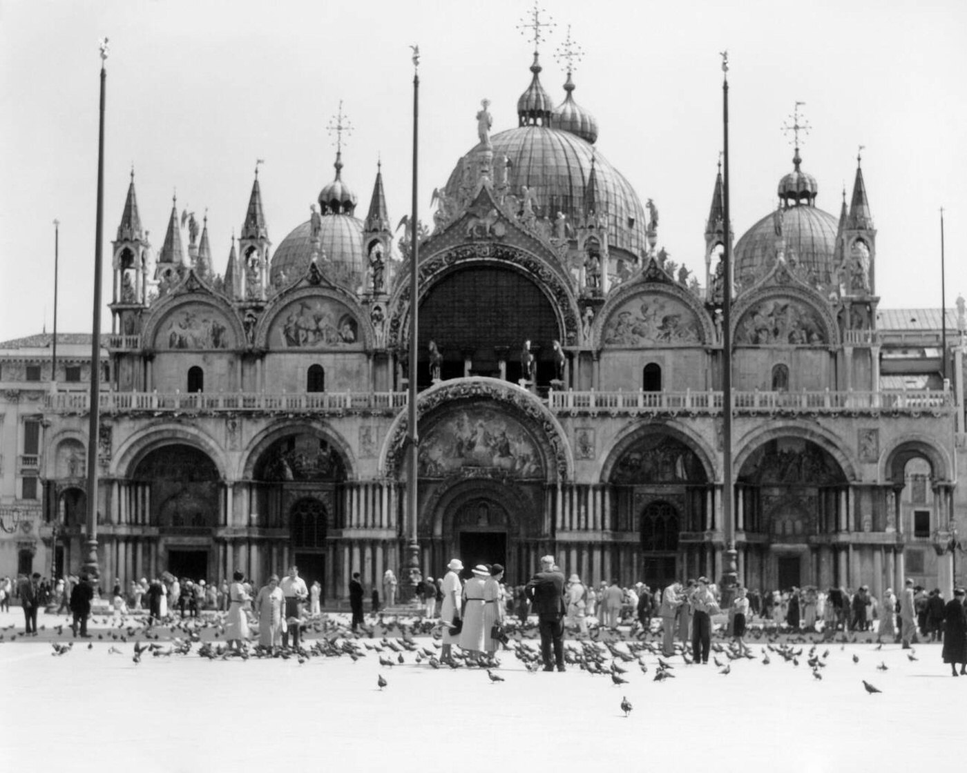 #116 St. Mark’s Cathedral Piazza San Marco Venice Italy, 1920s.