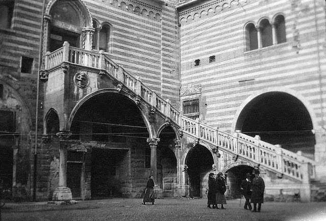 Palazzo della Ragione in Verona, Italy, 1930s