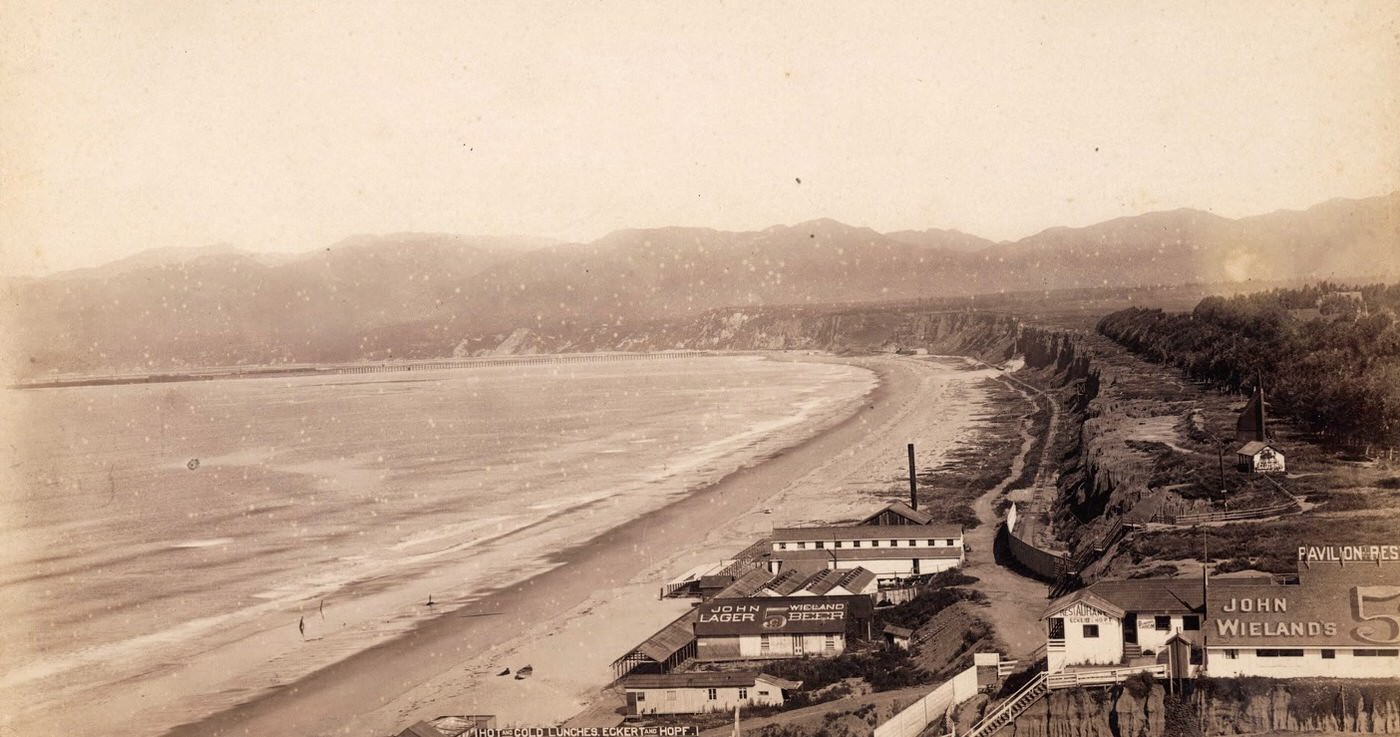 #14 This is the view of Santa Monica from the Arcadia Hotel in 1893.