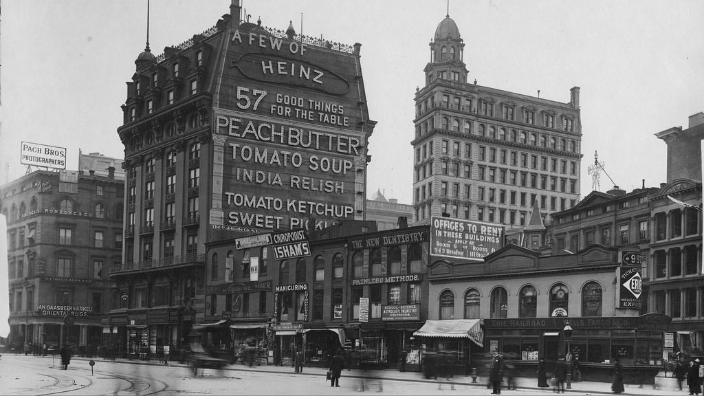 #11 Broadway and 23rd Street (before the Flatiron Building), 1899