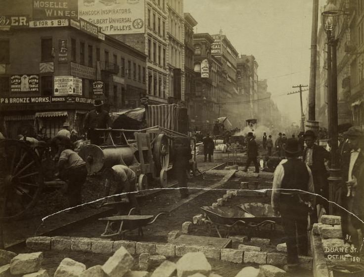 #15 Duane Street in 1891