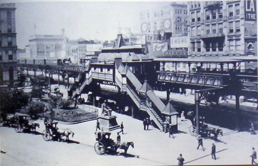 #18 Greeley Square in 1898