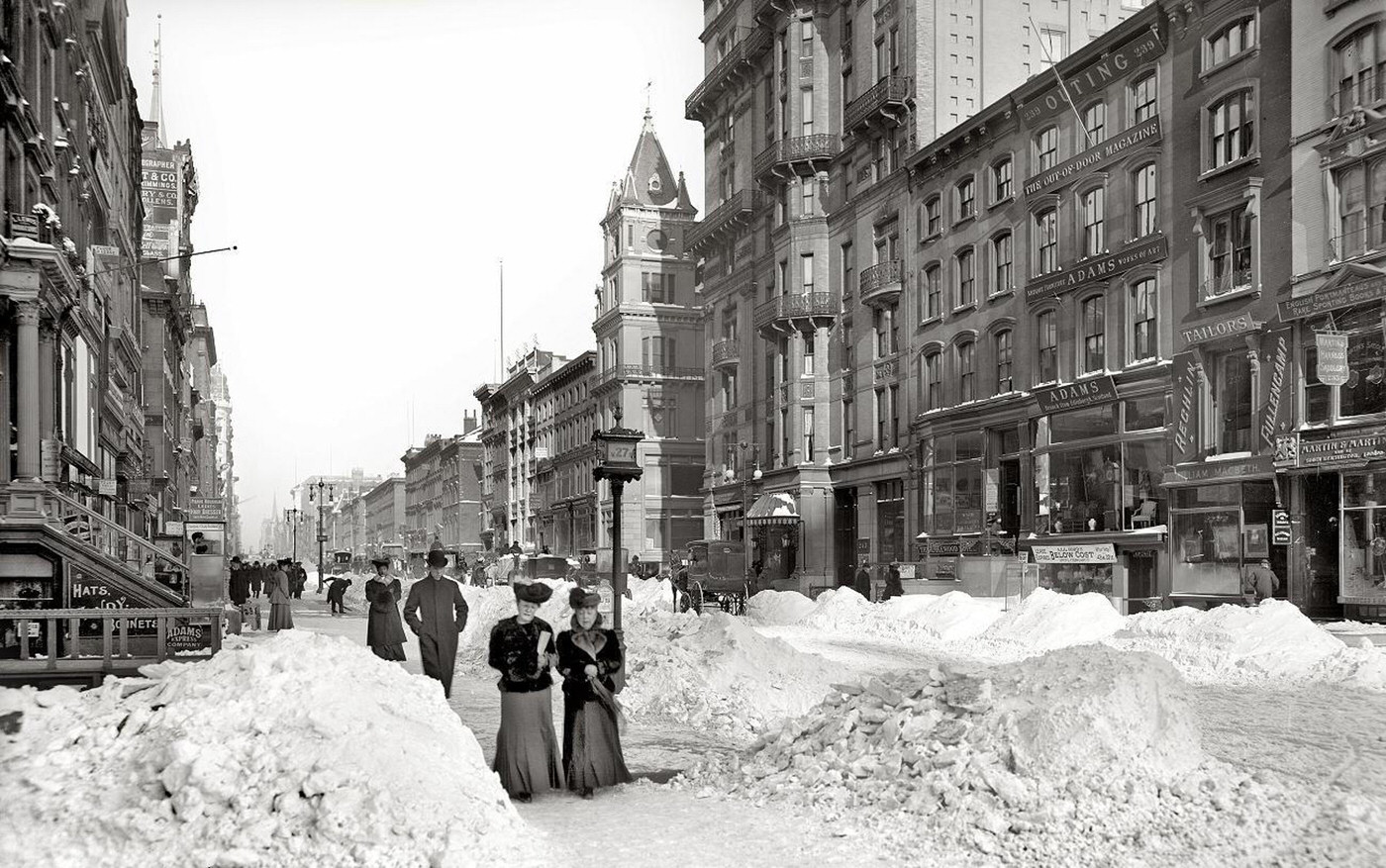 #22 New York in winter, 1895