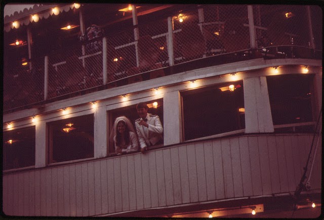 #21 Bride And Groom At Wedding Reception On The “Belle Of Louisiana” Steamboat, May 1972