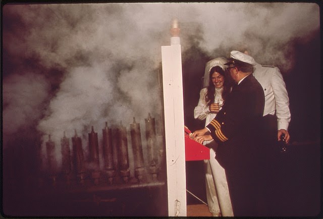 #26 Wedding On The “Belle Of Louisiana.” Paddlewheel Steamboat Is Owned By The City Of Louisville And Jefferson County, March 1972