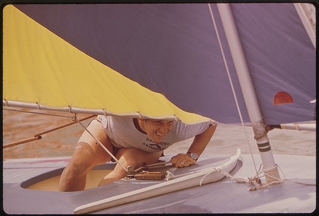 #32 Participant In The Spring Sunfish Regatta Of The Louisville Sailing Club, September 1972