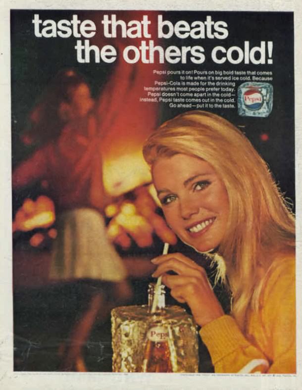 The Ice-Cold Revolution: How Pepsi Used Temperature to Fight the Cola Wars Vintage Ads