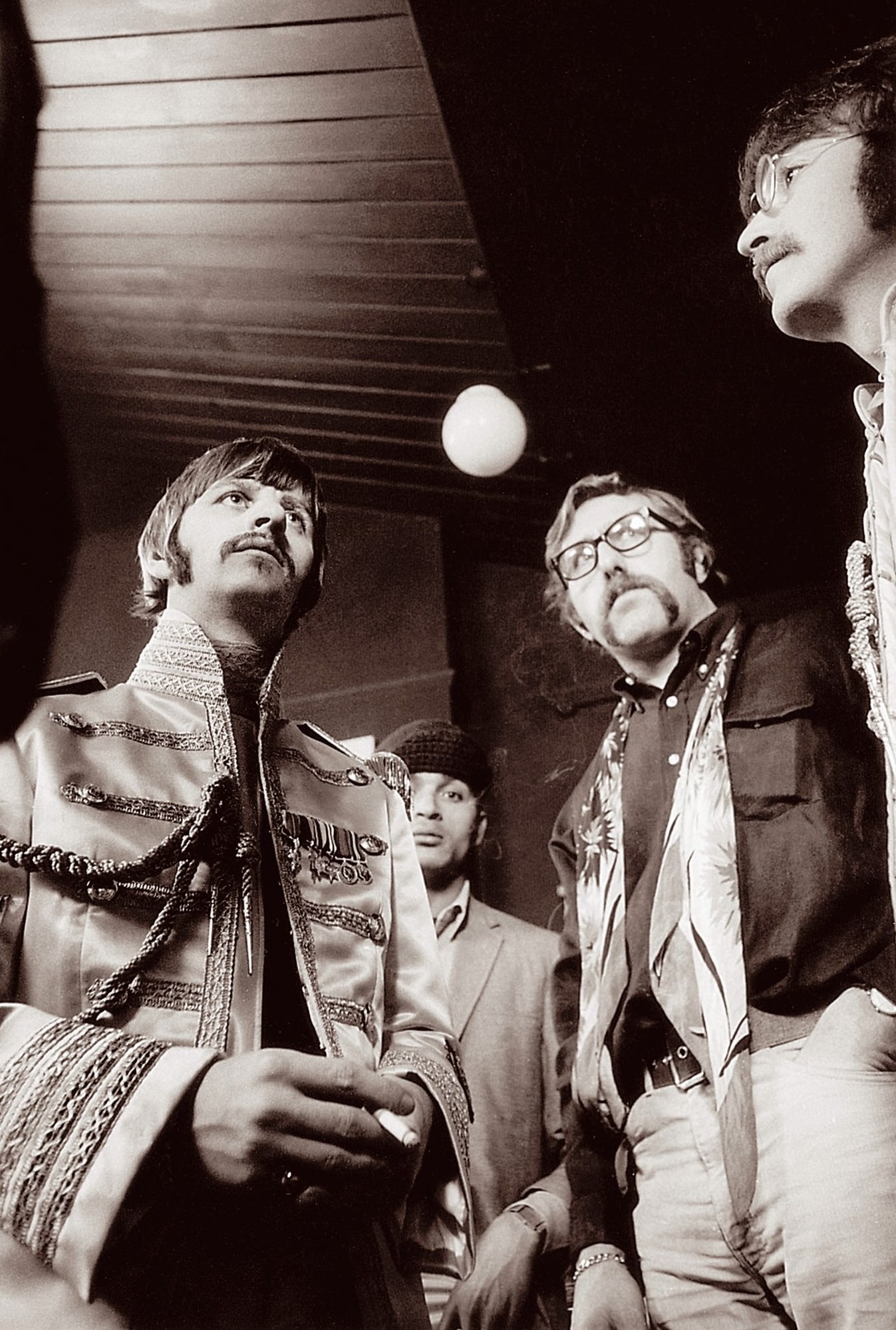 John, Ringo and Mal Evans