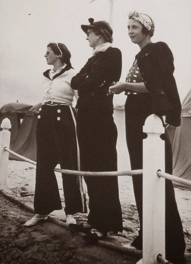 When Pants Went Glam: The Rise of Super High-Waist, Wide-Leg Trousers for Women in the 1930s Fashio