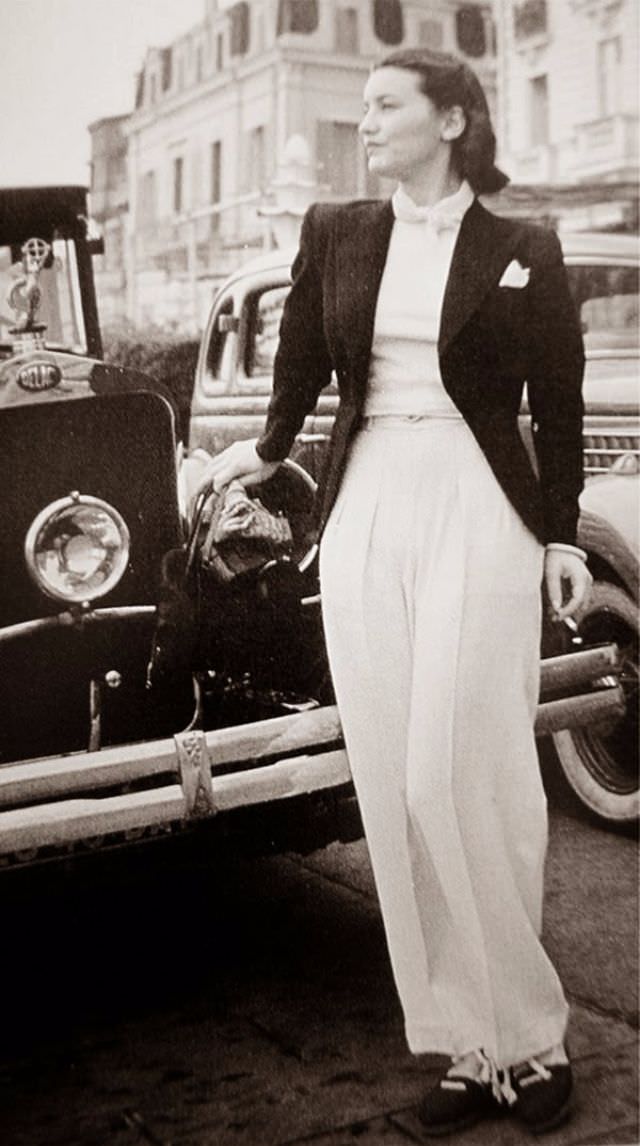 When Pants Went Glam: The Rise of Super High-Waist, Wide-Leg Trousers for Women in the 1930s Fashio