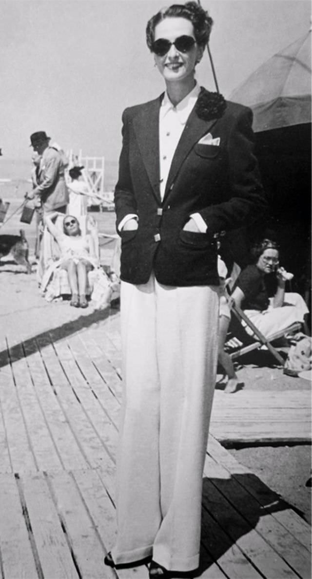When Pants Went Glam: The Rise of Super High-Waist, Wide-Leg Trousers for Women in the 1930s Fashio