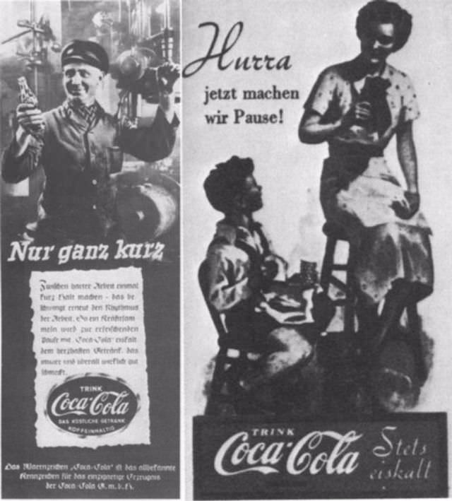 Red, White, and Reich: Vintage Coca-Cola Advertisements Under the Nazis Vintage Ads