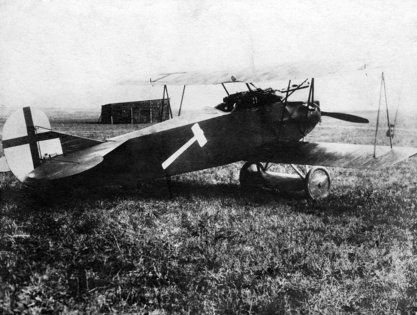 German fighter at the Western Front, 1918.